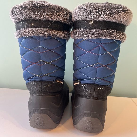 Star 4 - Kids' Insulated Blue Boots Size 4 - Made in Canada - Picture 5 of 10